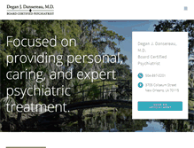 Tablet Screenshot of neworleanspsychiatry.com